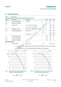 PMZ950UPEYL Datasheet Page 3