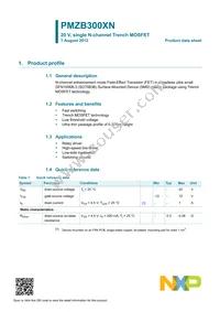 PMZB300XN Datasheet Page 2