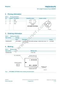 PMZB350UPE Datasheet Page 2