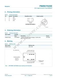 PMZB370UNE Datasheet Page 2