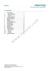 PMZB370UNE Datasheet Page 15