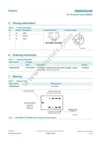 PMZB550UNEYL Datasheet Page 2