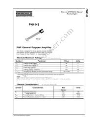 PN4143 Datasheet Cover