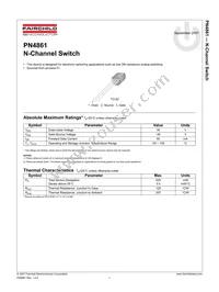 PN4861 Datasheet Cover