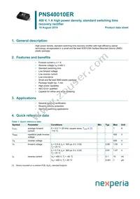 PNS40010ER Datasheet Cover