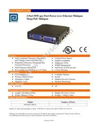 POE240U-2MP-N Datasheet Cover