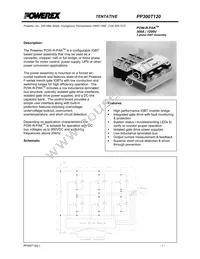 PP300T120 Datasheet Cover