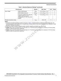 PPC8306SVMADDCA Datasheet Page 7