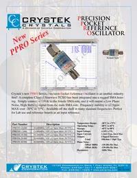 PPRO30-19.200 Datasheet Cover