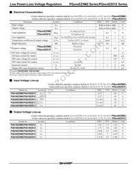 PQ033EZ5MZZ Datasheet Page 2