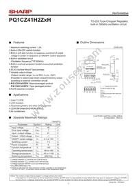 PQ1CZ41H2ZPH Datasheet Cover