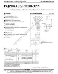 PQ20RX11J00H Datasheet Cover