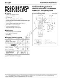 PQ25VB012FZ Datasheet Cover