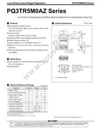 PQ3TR5M3BZZ Datasheet Cover