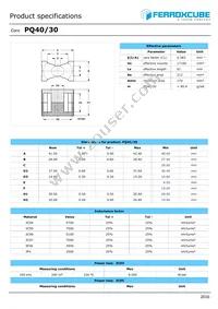 PQ40/30-3F4 Datasheet Cover