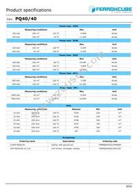 PQ40/40-3F4 Datasheet Page 2