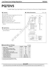 PQ7DV5J0000H Datasheet Cover