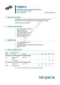 PQMD13Z Datasheet Cover