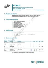 PQMD2Z Datasheet Cover