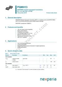 PQMH13Z Datasheet Cover