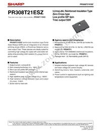 PR308T21ESZ Datasheet Cover