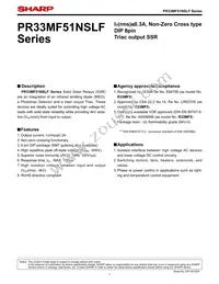 PR33MF51YSLF Datasheet Cover