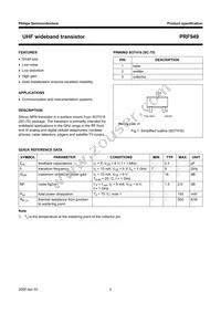 PRF949 Datasheet Page 2