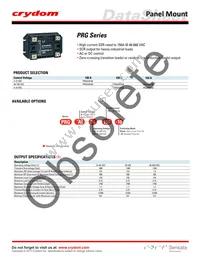 PRGD48150-10 Datasheet Cover