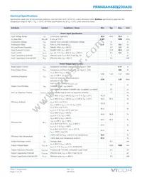 PRM48AH480M200A00 Datasheet Page 5