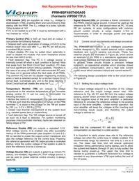 PRM48BF480T400A00 Datasheet Page 16