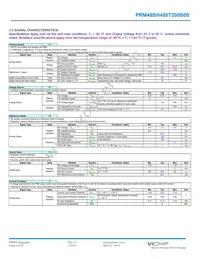 PRM48BH480T200B00 Datasheet Page 3