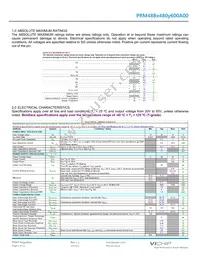 PRM48BT480M600A00 Datasheet Page 2
