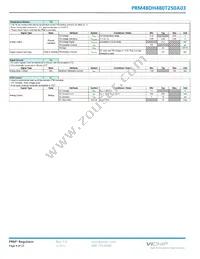 PRM48DH480T250A03 Datasheet Page 4