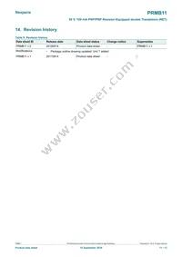 PRMB11Z Datasheet Page 11