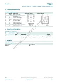 PRMH11Z Datasheet Page 2