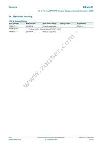 PRMH11Z Datasheet Page 11