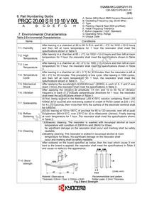 PRQC20.00CR1010V00L Datasheet Page 4