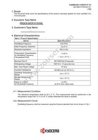 PRQC8.00CR1010V00L Datasheet Page 2