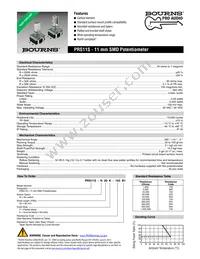 PRS11S-N20K-503B1 Datasheet Cover