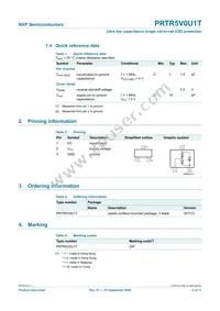 PRTR5V0U1T Datasheet Page 3