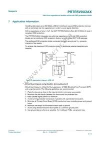 PRTR5V0U2AX Datasheet Page 6