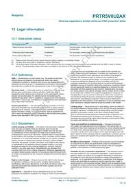 PRTR5V0U2AX Datasheet Page 10