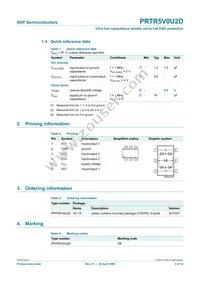 PRTR5V0U2D Datasheet Page 3