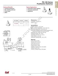PS-12G03 Datasheet Cover