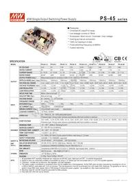 PS-45-7.5 Datasheet Cover