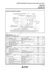 PS11013 Datasheet Page 2