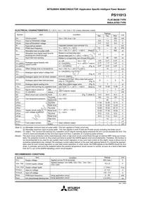 PS11013 Datasheet Page 4