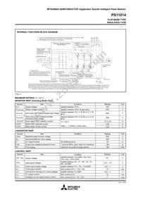 PS11014 Datasheet Page 2