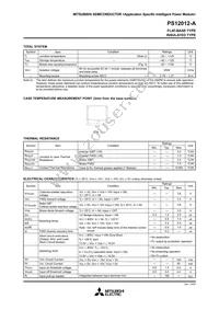 PS12012-A Datasheet Page 3