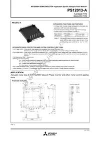 PS12013-A Datasheet Cover